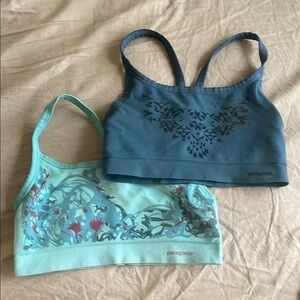 Patagonia Teal and Blue Sports Bras